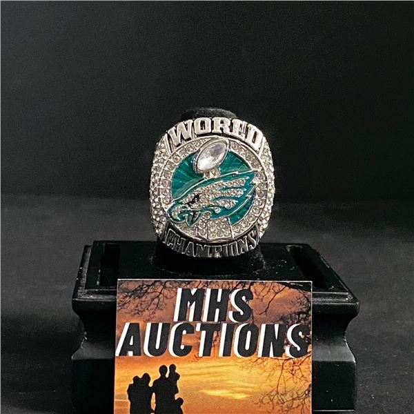 PHILADELPHIA EAGLES N.F.L 2018 "FOLES" CHAMPIONSHIP REPLICA RING (ref696)