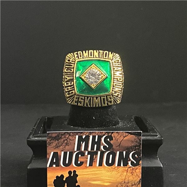 EDMONTON ESKIMOS C.F.L 1982  MOON  CHAMPIONSHIP REPLICA RING (refR6)