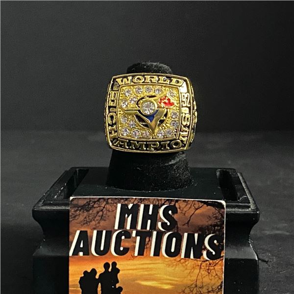 TORONTO BLUE JAYS M.L.B 1992 "BELL" CHAMPIONSHIP REPLICA RING (ref560)