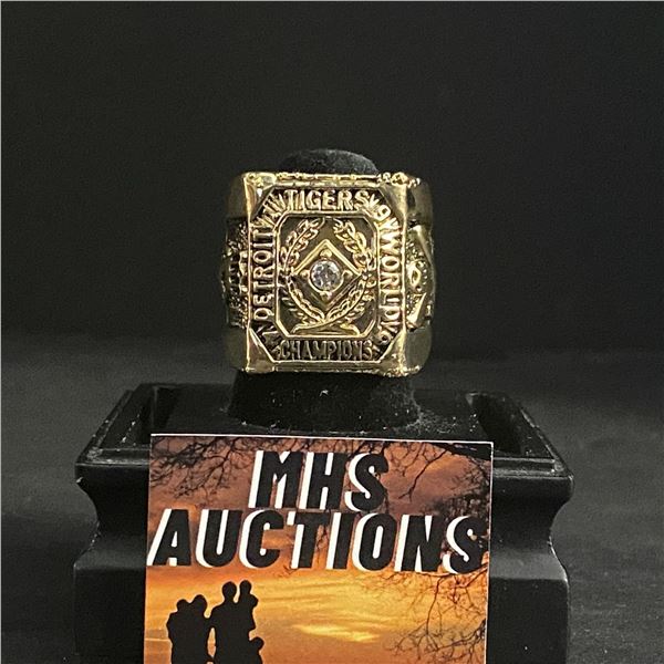 DETROIT TIGERS M.L.B 1945 CHAMPIONSHIP REPLICA RING (ref613)