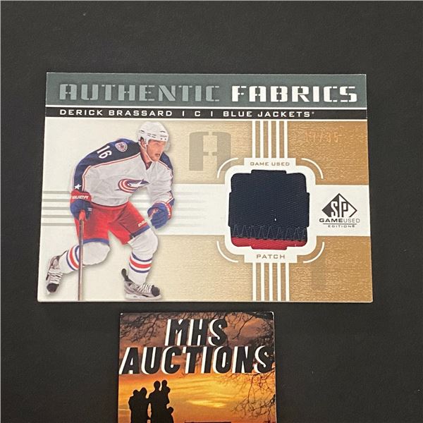 DERICK BRASSARD JERSEY PATCH CARD EXCELLENT PATCH #D/35 (ref2174)