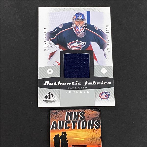 2010-11 SP GAME USED STEVE MASON JERSEY CARD (ref2100)