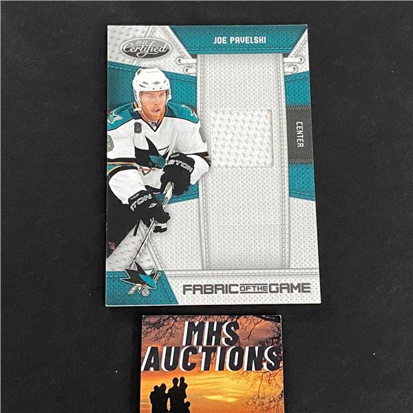 2010 PANINI JOE PAVELSKI JERSEY CARD ONLY 250 MADE #101/250 (ref2102)