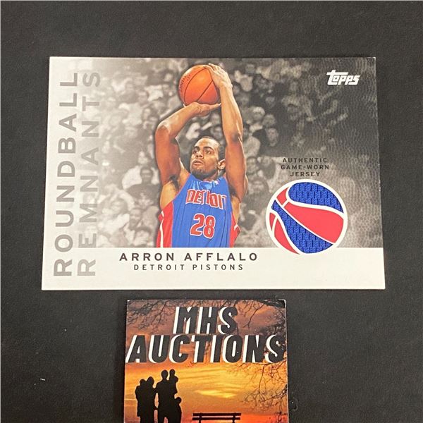 AARON AFFLALO DETROIT PISTONS JERSEY CARD (ref2262)