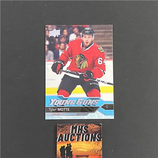 TYLER MOTTE 2016-17 UPPER DECK YOUNG GUNS ROOKIE CARD (ref2343)