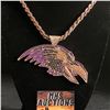 Image 1 : BALTIMORE RAVENS LARGE N.F.L CHAMPIONSHIP NECKLACE (ref1169)
