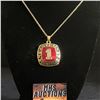 Image 1 : OZZIE SMITH HALL OF FAME #1 CHAMPIONSHIP NECKLACE (ref1204)