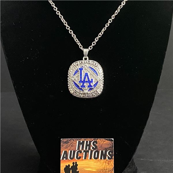 LOS ANGELES DODGERS 2020 M.L.B CHAMPIONSHIP NECKLACE (ref343)