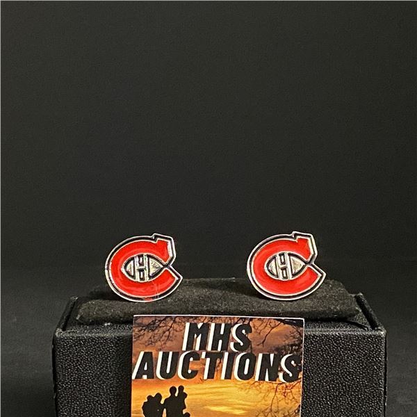 MONTREAL CANADIENS N.H.L CUFFLINKS (ref1254)