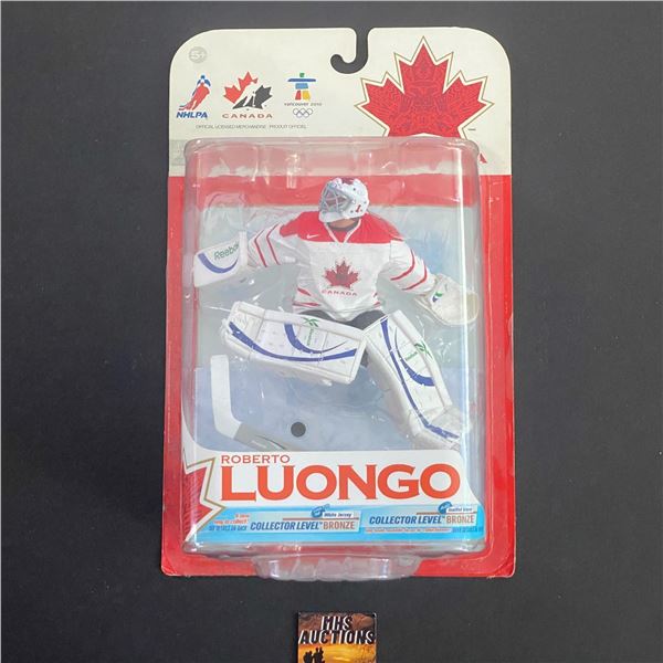 ROBERTO LUONGO MCFARLANE VARIANT #683 OF 1250 OLYMPICS 2010 TEAM CANADA