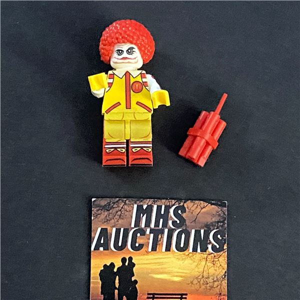 LEGO MINI FIGURE JOKER RONALD MCDONALD WITH ACCESSORIES (ref60)
