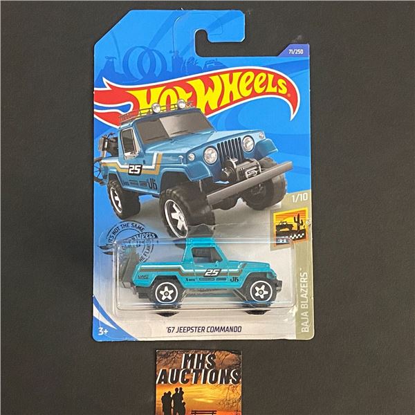 HOT WHEELS '67 JEEPSTER COMMANDO 1/64TH SCALE (ref22)