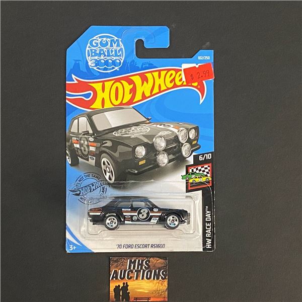 HOT WHEELS '70 FORD ESCORT RS1600 1/64TH SCALE (ref26)