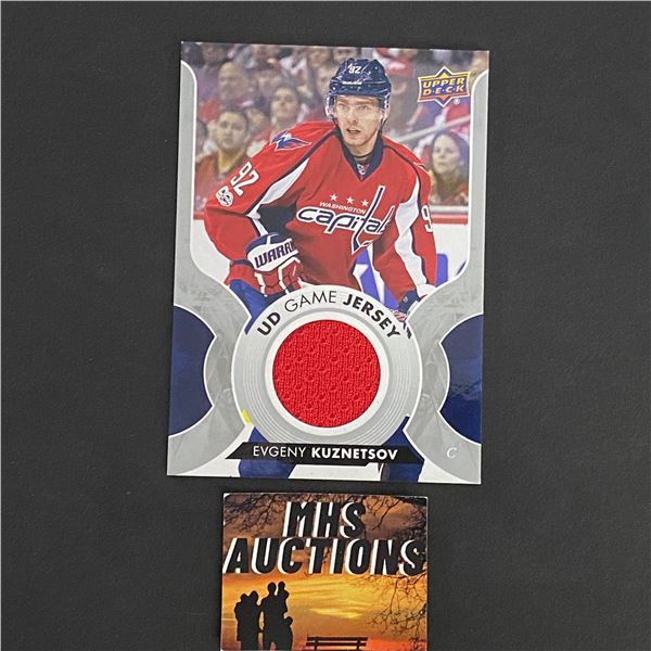 EVGENY KUZNETSOV 2017-18 U.D SERIES 1 JERSEY CARD (ref2865)