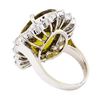 Image 3 : 25.30 ctw Oval Mixed Golden Tourmaline And Round Brilliant Cut Diamond Ring - 14