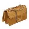 Image 2 : Chanel Gold Patent Leather Madison Flap Bag
