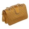 Image 3 : Chanel Gold Patent Leather Madison Flap Bag