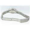 Image 6 : Rolex Ladies Stainless Salmon Roman Pyramid Diamond Datejust Wristwatch With Rol