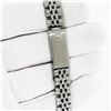 Image 9 : Rolex Ladies Stainless Salmon Roman Pyramid Diamond Datejust Wristwatch With Rol
