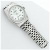 Image 8 : Rolex Mens Stainless Steel Mother Of Pearl Diamond & Ruby Datejust Wristwatch