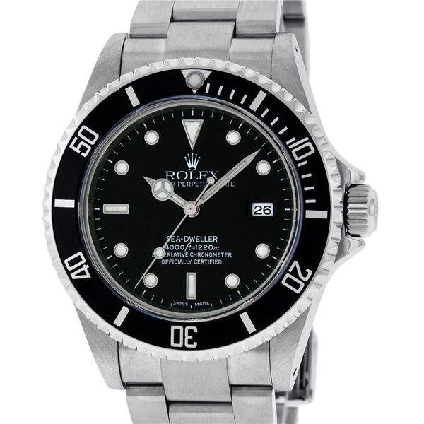 Rolex Mens Stainless Steel 40MM Sea Dweller