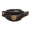 Image 1 : Versace Black Leather Waist Pouch Bag