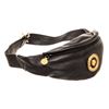 Image 2 : Versace Black Leather Waist Pouch Bag