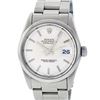 Image 1 : Rolex Mens Sapphire Stainless Steel Silver Index Datejust Jubilee Band Datejust