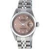 Image 2 : Rolex Ladies Stainless Steel Salmon Dial 26MM Datejust Wristwatch Oyster Perpetu