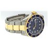Image 4 : Rolex Mens Blue 18K Yellow Godl & Stainless Steel Oyster Band 40mm Submariner Wr