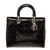 Image 1 : Christian Dior Black Leather Lady Handbag