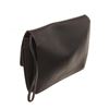 Image 3 : Hermes Black Leather Vintage Courchevel Jet Clutch Bag