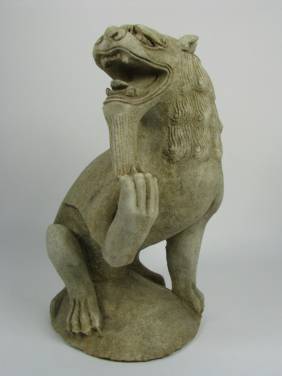 A SUNG-YUAN DYNASTY MARBLE SCULPTURE, 969-136