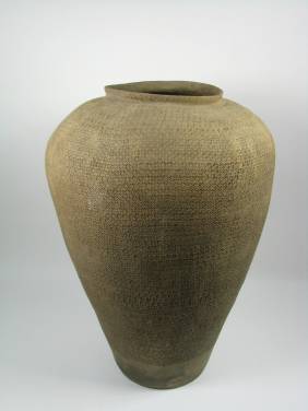 A SUPERB WARING STATES STYLE CERAMIC VESSEL, 