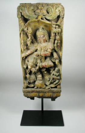 A FINE NORTH INDIAN TEMPLE PANEL, c.19th Cent
