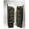 Image 1 : TWO NORTH INDIAN WINDOW SHUTTERS, of wood wit