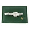 Image 9 : Rolex Ladies Stainless Steel Blue Vignette Diamond & Sapphire Datejust Wristwatc
