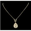 3.02 ctw Diamond Necklace - 14KT Yellow Gold