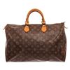 Louis Vuitton Brown Monogram Speedy 40cm Satchel Bag