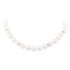 0.71 ctw Diamond and South Sea Pearl Necklace - 14KT White Gold