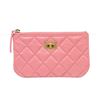 Image 1 : Chanel Pink Reissue Pink Leather Zipper Pouch