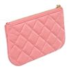 Image 3 : Chanel Pink Reissue Pink Leather Zipper Pouch