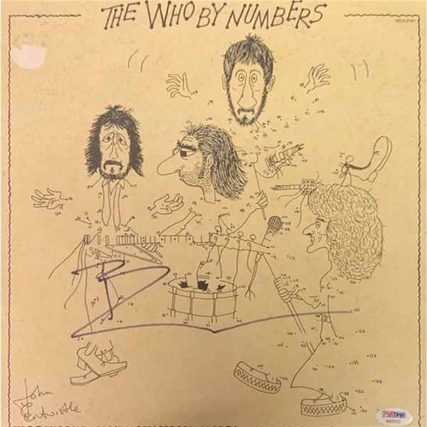 Signed The Who By Numbers Album Cover