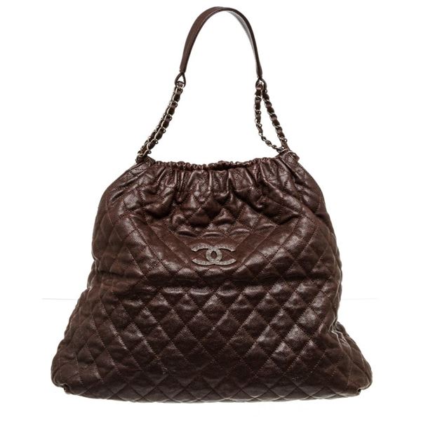 Chanel Quilted Calfskin Hobo Bag