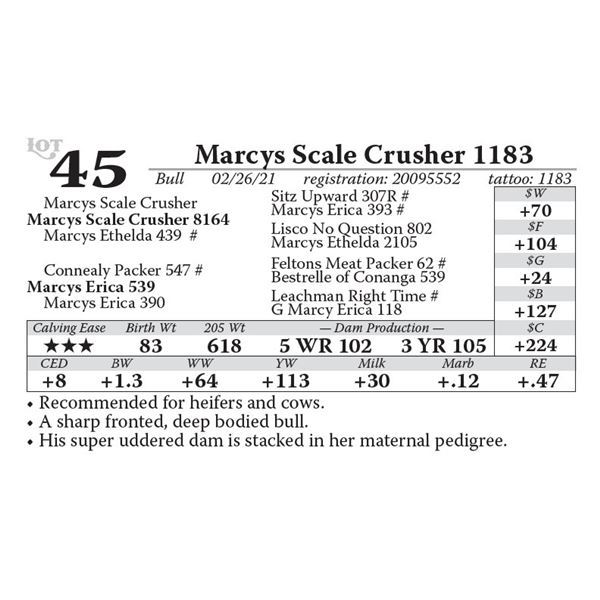 Marcys Scale Crusher 1183