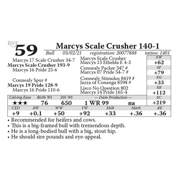 Marcys Scale Crusher 140-1