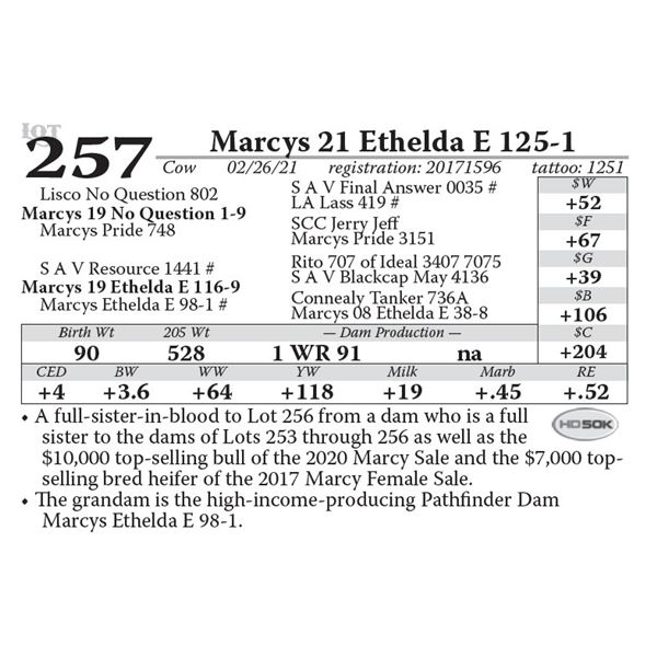 Marcys 21 Ethelda E 125-1
