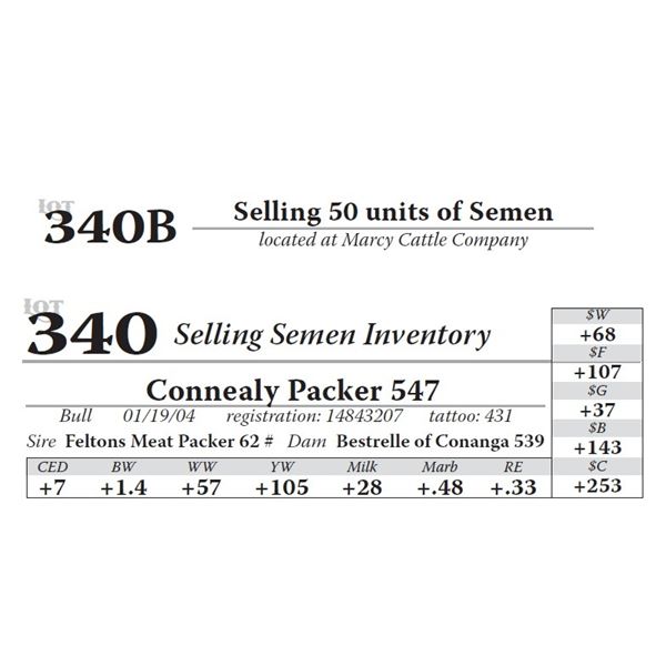 Selling 50 units of Semen