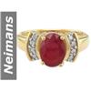 Image 1 : 2.21 ct Ruby & Diamond Ring 14kt Gold