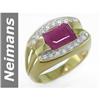 Image 1 : No Res 2.74 ct Ruby & Diamond Ring 14kt Gold New Design